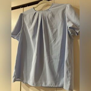 SHEIN Light Blue Blouse